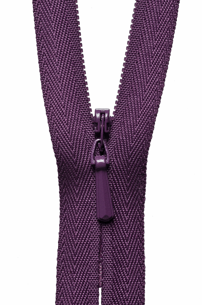 Concealed Zip - 863 Damson